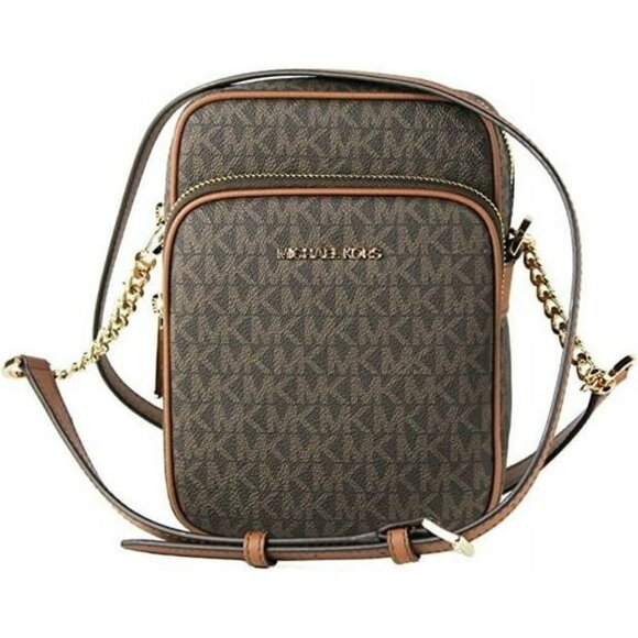 MICHAEL KORS Signature North South Chain Crossbody NWT - Picture 1 of 5